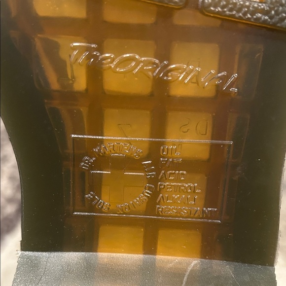 Dr. Martens Vibrant Blue Combat Boots - Picture 3 of 5